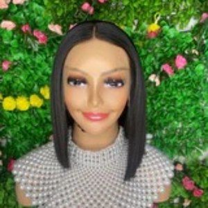 DRIELA -RAW DOUBLE DRAWN LUXURY 13"4 TRANSPARENT LACE FRONTAL BOB WIG 12"